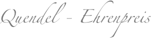 Quendel - Ehrenpreis 